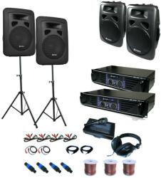 Electronic-Star "Sidney" sistem audio PA Set 2x 4x cutii de amplificare (Sidney) (Sidney)