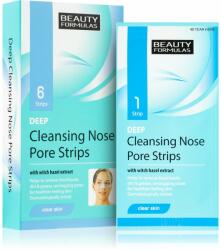 Beauty Formulas Clear Skin benzi de curățare pentru nas 6 buc