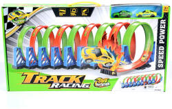 Magic Toys Track Racing 360fokos-os szuper hurok versenypálya 2db kisautóval (MKK332196)