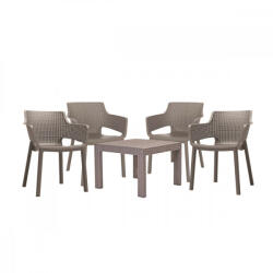 Keter Roeva 4+1 szett cappuccino 661867_247232_4