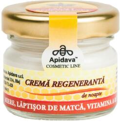 Apidava Cosmetic Line Regeneráló éjszakai krém mézzel, méhpempővel és A-vitaminnal, 30 ml