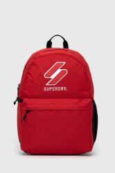 Superdry rucsac femei, culoarea rosu, mare, cu imprimeu PPYY-PKD08J_33X