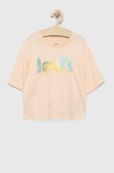 Levi's tricou de bumbac pentru copii culoarea roz PPYY-TSG0EL_03X
