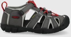 KEEN sandale copii Seacamp Ii Cnx culoarea gri PPYY-OBK0CZ_90X