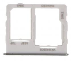 Samsung A326 Galaxy A32 5G DualSim sim kártya tartó tálca fehér, gyári