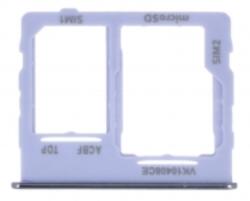 Samsung A326 Galaxy A32 5G DualSim sim kártya tartó tálca lila, gyári