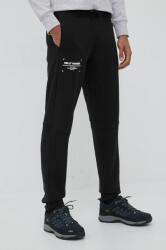 Helly Hansen pantaloni de trening barbati, culoarea negru, cu imprimeu PPYY-SPM0YG_99X