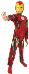Rubies Costum Clasic Iron Man, Marvel, 7-8 Ani - Rubie's Masquerade (uk) Ltd (887750l) Costum bal mascat copii