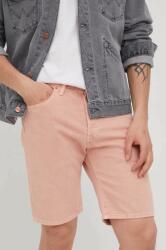 Levi's pantaloni scurti jeans barbati, culoarea roz PPYY-SZM077_30X