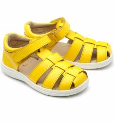 Chipmunks sandale din piele pentru copii culoarea galben PPYY-OBG1CO_11X