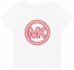 Michael Kors tricou de bumbac pentru copii culoarea alb PPYY-TSG0GZ_00X