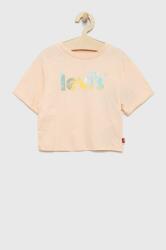 Levi's tricou de bumbac pentru copii culoarea roz PPYY-TSG0EK_03X