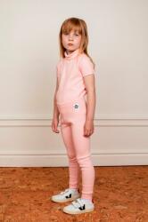 Mini Rodini leggins copii culoarea roz, neted PPYY-LGG077_03X