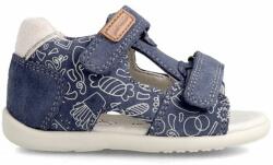 Garvalin sandale din piele pentru copii culoarea albastru marin PPYY-OBB0B2_59X