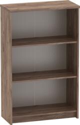 TEMPO KONDELA Irodai polcos szekrény, kraft dunkel/fehér, JOHAN 2 NEW 03