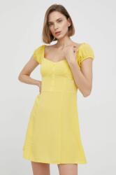 Calvin Klein ruha sárga, mini, harang alakú - sárga XS