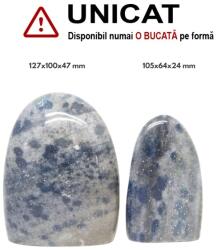 Lazulit Mineral Natural Rulat - 30-36 x 20-26 mm - ( XL ) - 1 Buc