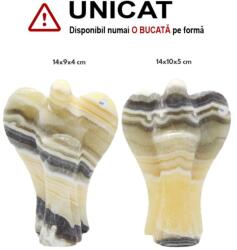 Inger din Calcit de Mexico Natural - 14 x 9-10 x 4-5 cm - Unicat