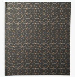 Exacompta fotóalbum (25x25cm, 30old, fekete lapok) fekete, arany mintás, Arty (16383E)