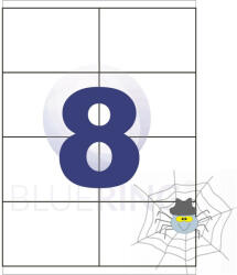 Bluering Etikett címke, 105x70mm, 8 címke/lap Bluering®