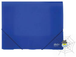 Electra Gumis mappa ELECTRA A/4 műanyag kék