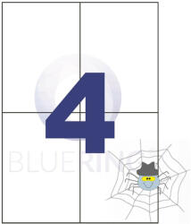 Bluering Etikett címke, 105x148mm, 4 címke/lap Bluering® - spidershop