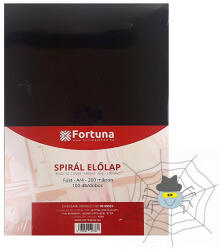 FORTUNA A/4 200 micron előlap füst színű - 100 db/csomag
