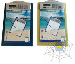  Felírótábla számológéppel A/4 műanyag csipeszes - spidershop
