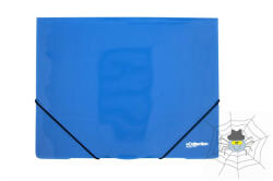 eCollection Gumis mappa E-COLLECTION A/4 műanyag kék