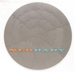BabyDan Habszivacs puzzle szőnyeg kerek grey bd1000-72-22