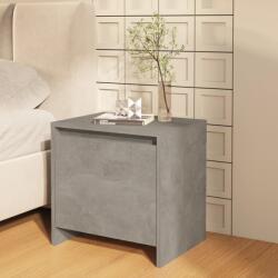 vidaXL Noptieră, gri beton, 45x34x44, 5 cm, PAL (809871)