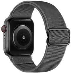 MYBANDZ Flexibil stofă curea de ceas Apple Watch 42-44-45mm gri (APW423004)