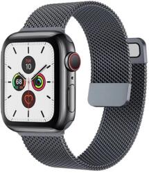 MYBANDZ milanez metal curea de ceas Apple Watch 38-40-41mm gri închis (APW381424)