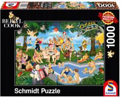 Schmidt Spiele Puzzle Schmidt din 1000 de piese - Distractie pe gazon (59687)