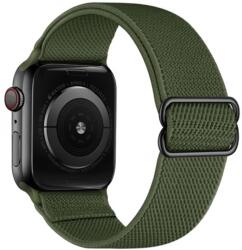 MYBANDZ Rugalmas szövet óraszíj Apple Watch 42-44-45mm khaki (APW423003)