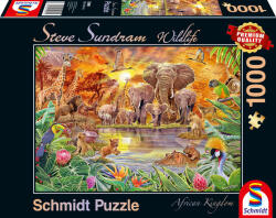 Schmidt Spiele Puzzle Schmidt din 1000 de piese - Viata africana (59982) Puzzle
