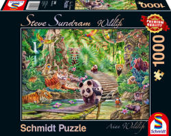 Schmidt Spiele Puzzle Schmidt din 1000 de piese - Lumea salbatica a Asiei (59962)