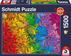 Schmidt Spiele Puzzle Schmidt din 1500 de piese - Frunze multicolore (58993)