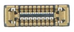 Apple Phone 12, 12 Pro előlapi kamera átvezető flex kábel, átveteő fólia panel oldali FPC csatlakozója (16pin), gyári