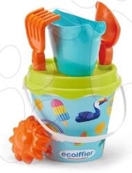 Ecoiffier Vödör szett fagylalt Garden&Seasons Écoiffier 18 cm locsolókanna 6 részes IML nyomat 18 hó-tól (ECO460)