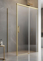 Radaway Idea Gold KDJ 120 J zuhanyajtó, átlátszó üveggel, arany profilszín, jobbos 3870420901R (387042-09-01R)