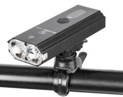  Kormányra szerelhető LED biciklilámpa, kerékpár világítás USB töltés, vízálló (QD008)