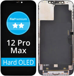 Apple iPhone 12 Pro Max - LCD Kijelző + Érintőüveg + Keret Hard OLED FixPremium
