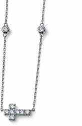 Oliver Weber Időtlen ezüst nyaklánc kereszttel Virtue 61192 (lánc, medál) - mall