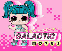 4home Prosop magic de copii L. O. L. Galactic Moves, 30 x 30 cm Prosop