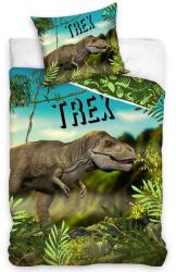 BedTex Lenjerie de pat din bumbac T-Rex în junglă, 140 x 200 cm, 70 x 90 cm