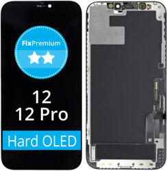Apple iPhone 12, 12 Pro - LCD Kijelző + Érintőüveg + Keret Hard OLED FixPremium