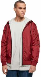 Build Your Brand Férfi széldzseki - Borvörös / fekete | 2XL (BY016-1000325056)