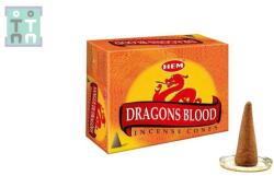 HEM Conuri Parfumate HEM Dragons Blood - 20 g - Scutul Protectorului Sacru - Incense Cones - 1 Set