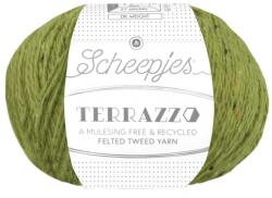 Scheepjes Terrazzo 707 Oliva - olivazöld gyapjú fonal